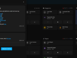 Avviso integrazioni personalizzate Home Assistant